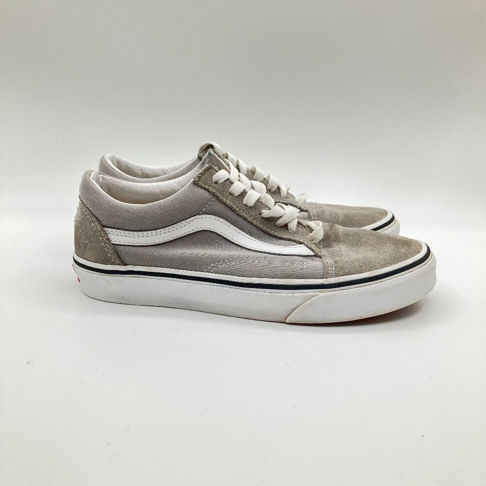 VANS Off the Wall‎ Womens Moss Gray Grey Suede Sneakers Shoes Size 7M